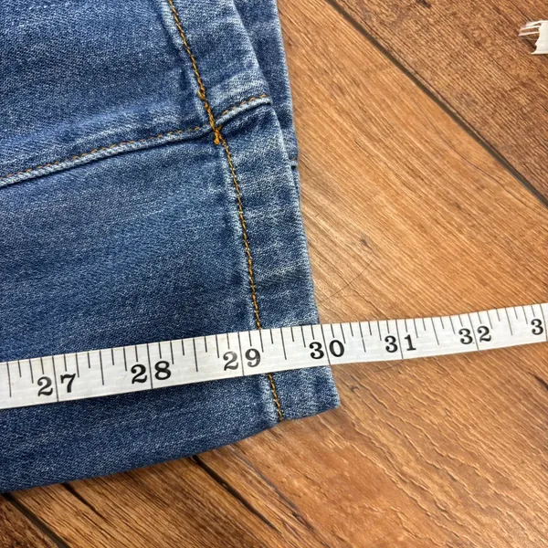 Anthropologie Pilcro High-Rise Wide-Leg Soft Trouser Jeans Size 27 Boho Festival - Image 9