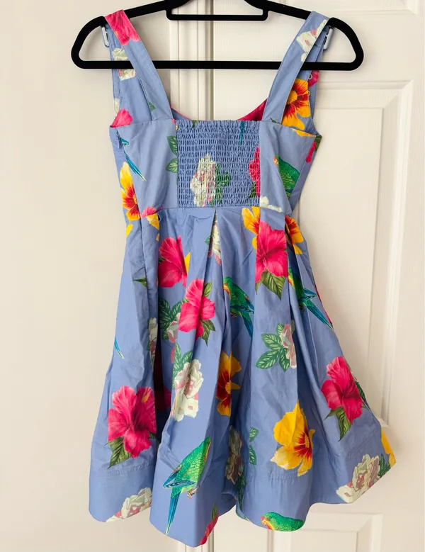 Anthropologie Maeve Scoop-Neck Printed Mini Dress, Size XXS - Image 12