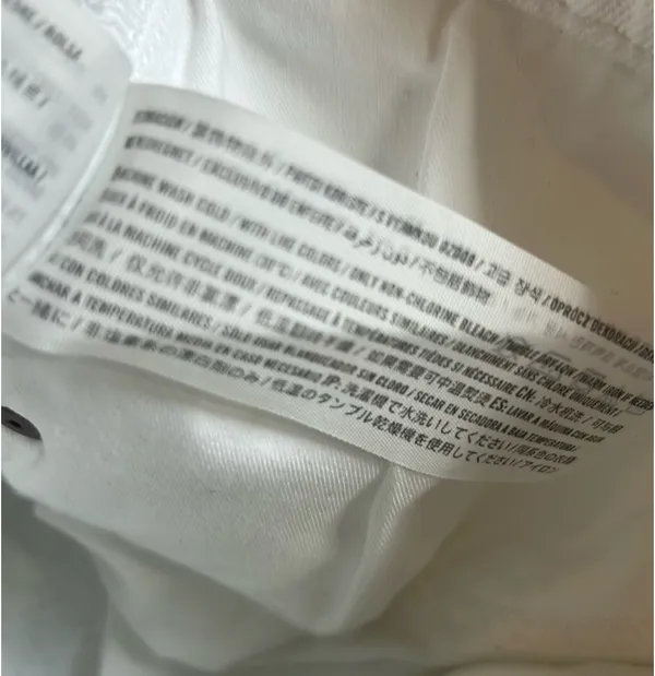 Abercrombie Shorts High-Rise Dad White 34 - Image 7