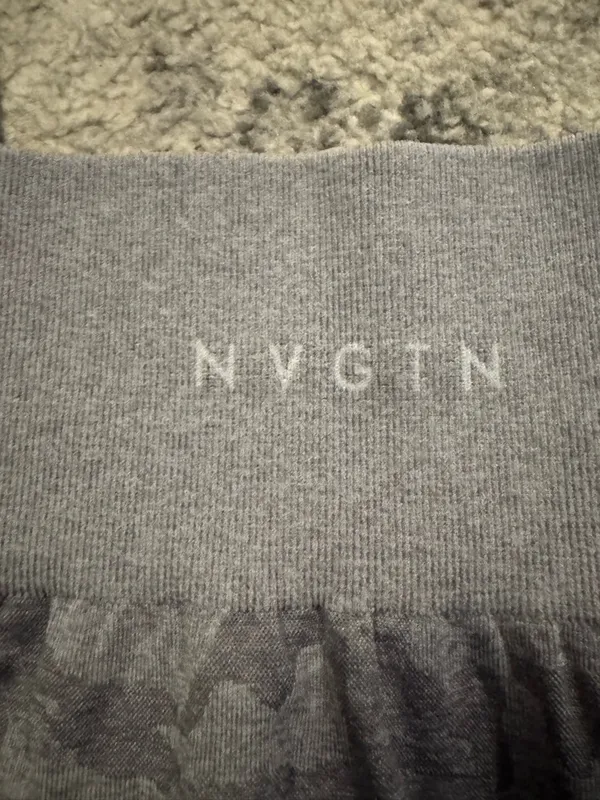 NVGTN Gray Camo High-Waist Leggings - Image 2