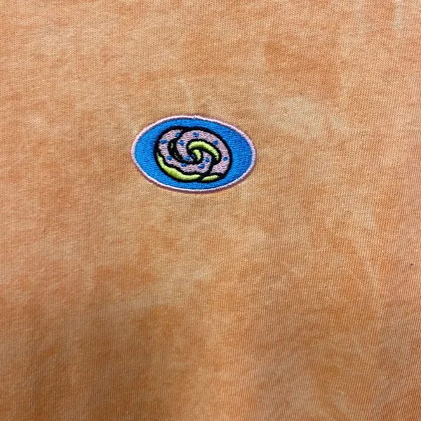 Odd future Embroidered Logo peach Tshirt size Medium - Image 2