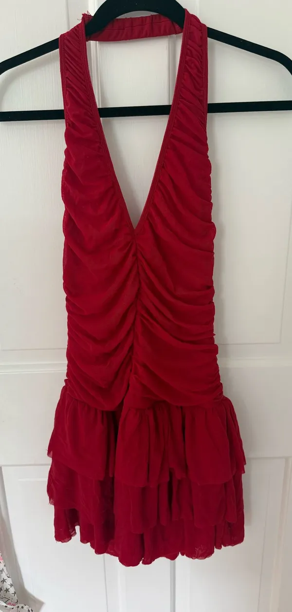 Nia red mini dress Size M - Image 3