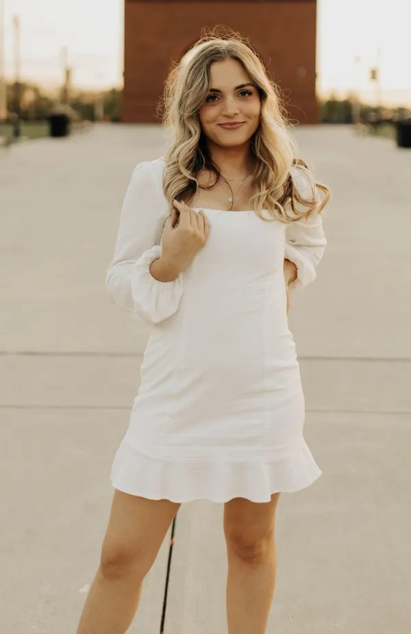 White Formal Princess Polly Dress - Image 2