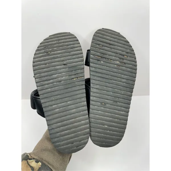 Open EDIT Sandals Size 6.5 Black Open Toe Finley Slides‎ - Image 10