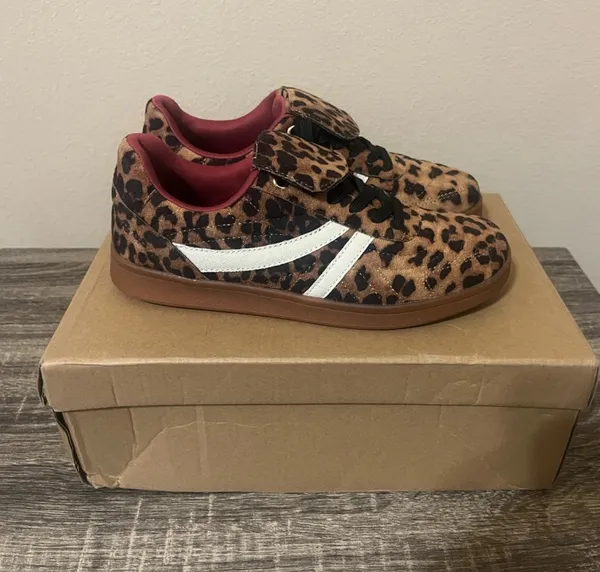 Leopard Print Steve Madden Sneakers - Image 3
