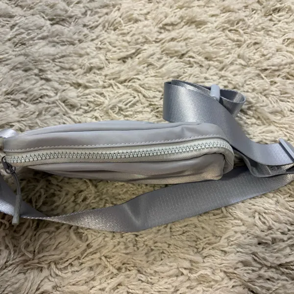 Stylish Gray/Blue Belt Bag Gray - Image 12