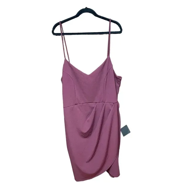 Lulus Forever Your Girl Plum Purple‎ Bodycon Dress Plum Purple Plus Size 3X - Image 4