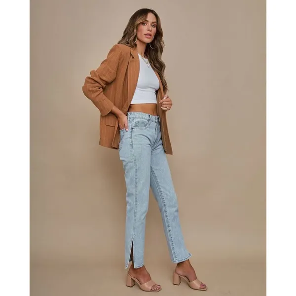 VICI ✨HP✨AMBER LINEN BLEND BLAZER✨ - Image 5