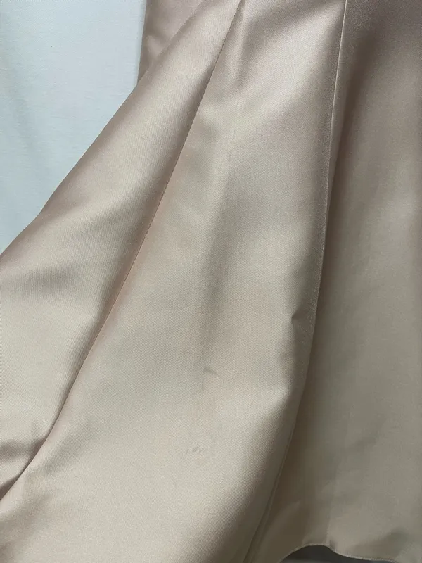 ALFRED SUNG Off-Shoulder Prom Dress in Tan - Size 0 - Image 16