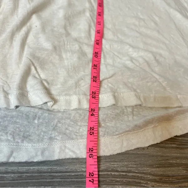 Free people Low Down Henley Top white sz M‎ - Image 7