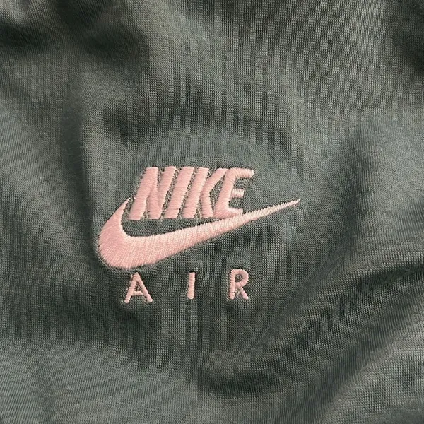 Nike Air vintage green mock turtleneck long sleeve dress - Image 4