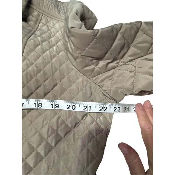 Liz Claiborne Womans quilted Jacket Tan Sz XL NWOT - Image 5