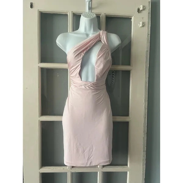 House Of CB One Shoulder Mini Dress - Image 5