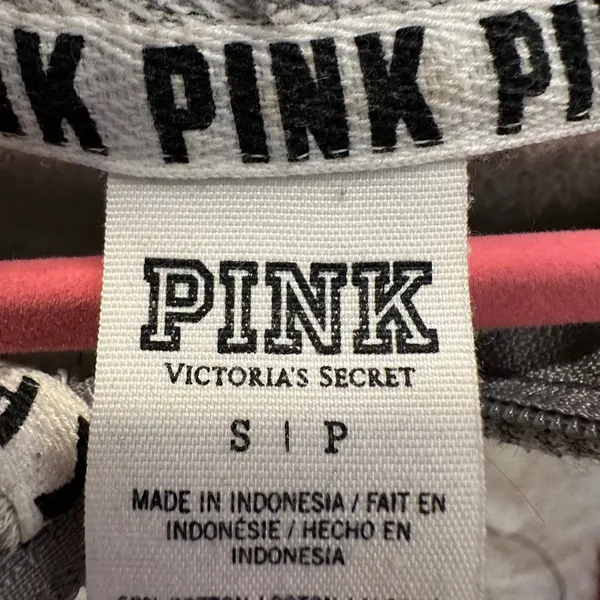 PINK Sweatshirt Gray Small - Image 3