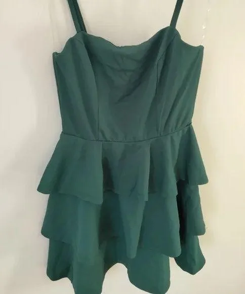 Green Altar’d State Ruffle Dress - Image 2
