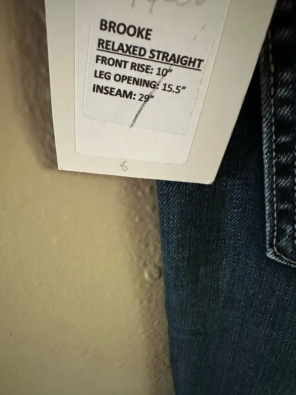 Fidelity Jeans relaxed straight Blue Size 4 - Image 4