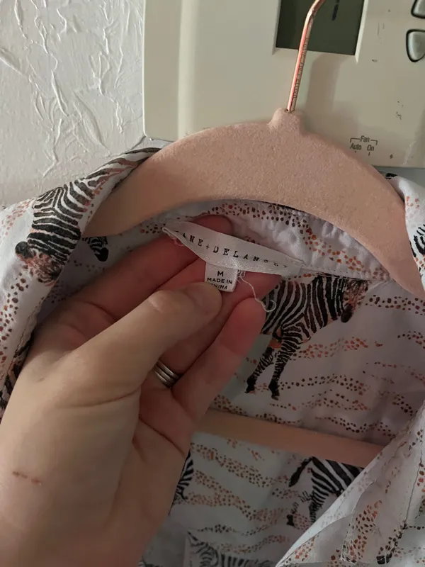 Ladies zebra casual shirt - Image 2