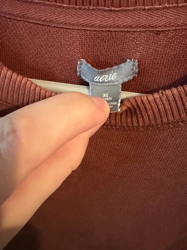 Aerie Cropped Crewneck Sweatshirt - Image 5