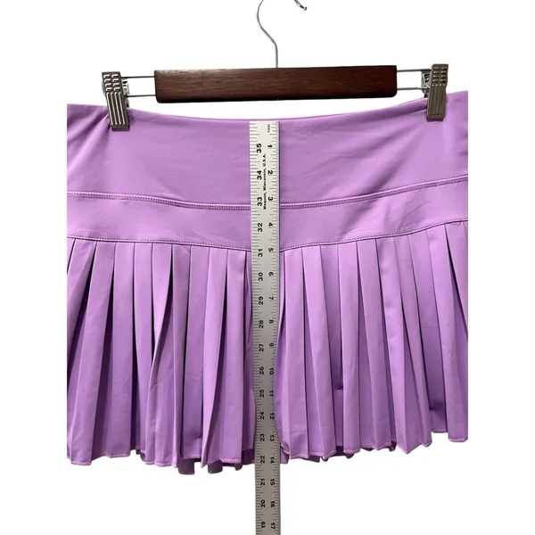 GOLD HINGE XL Purple Pleated Tennis Golf Skirt Built In Spandex Shorts Athletic - Image 5