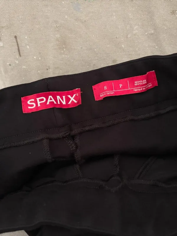 Spanx Ponte Pleated Barrel Leg Trouser with Tuxedo Stripe - Image 7