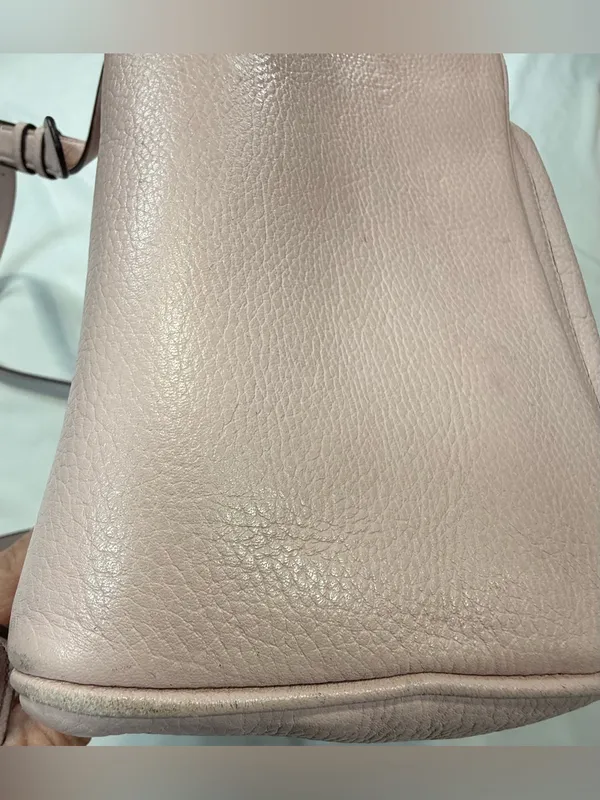 kate spade Pale Pink Pebbled Leather  Backpack - Image 12
