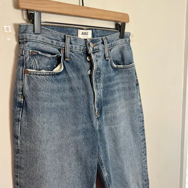 AGOLDE-90’s Pinch High Rise Blue Jeans Size 26 - Image 3