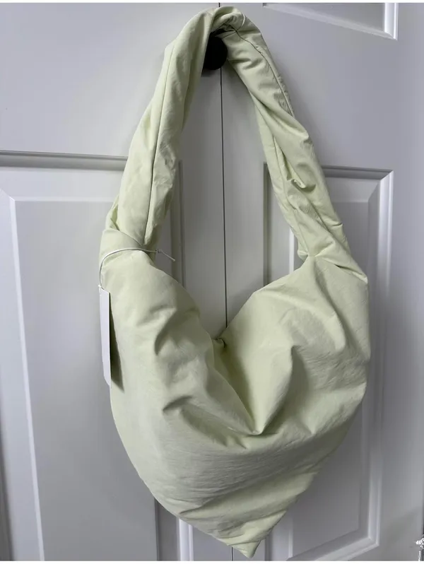 COS Kite Shoulder Bag - Nylon NWT Light Green - Image 3