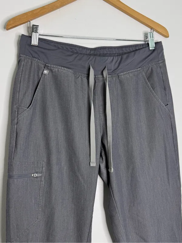 FIGS Zamora Jogger Scrub Pants Gray Size Medium Technical Collection - Image 3