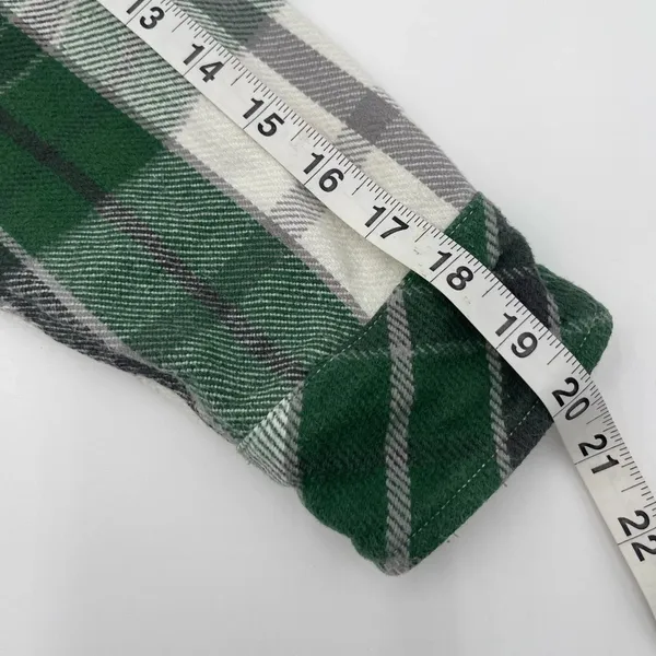 Offline by Aerie XS Plaid Green & White Jacket Shacket Oversized Women’s Layers - Image 11