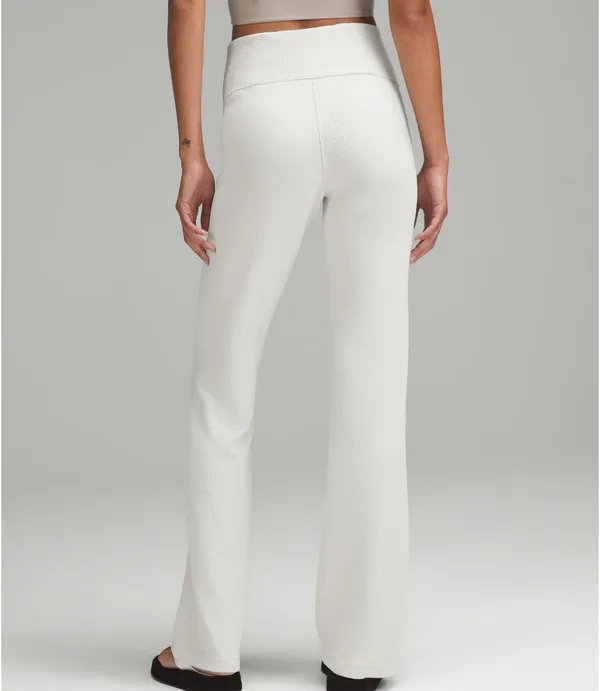 Lululemon Ribbed Softstreme Flared Pants - Image 2