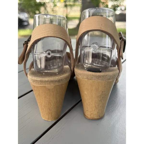 Dansko Tinsley Tan Nude Leather Strappy Clog Sandals Women Size 40 US 9 - Image 8