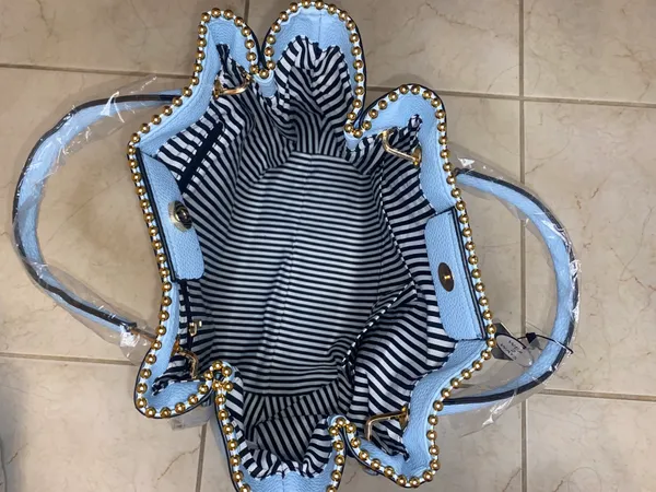 Alexis Bendel Periwinkle Purse Tote - Image 15