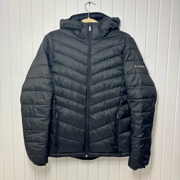 Columbia OMNI-HEAT Black Quilted Jacket Size‎ M - Image 2