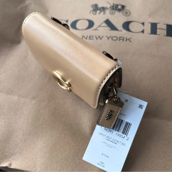 Tan Bandit Card Case Belt Bag NWT - Image 6