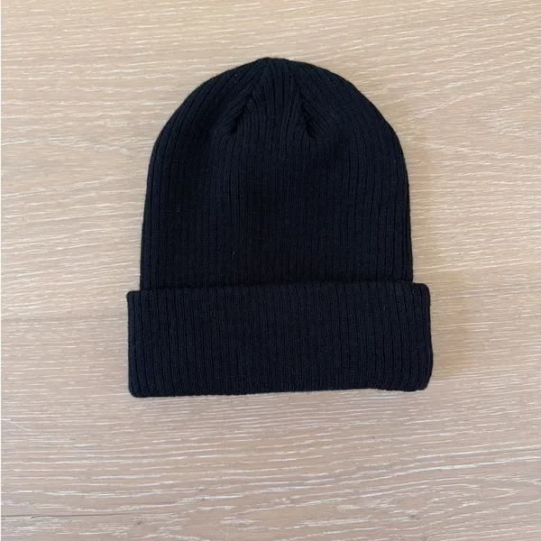 Tim Horton x Justin Bieber Beanie Hat Black Yellow Brown - Image 2