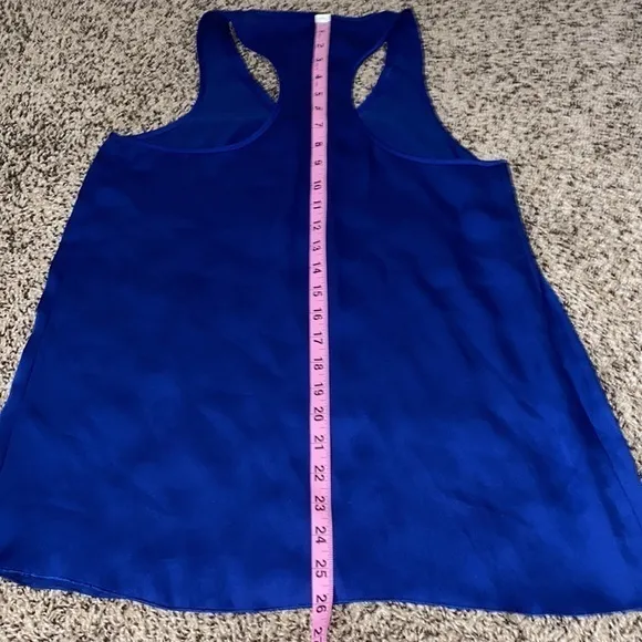 5/$30 🎈 Express design studio‎ women’s small blue beaded neck sleeveless blouse - Image 6