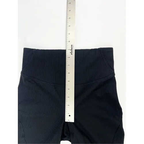 Lululemon‎ Base Pace 8" High-Rise Ribbed Black Shorts Nulux Size 4 - Image 5