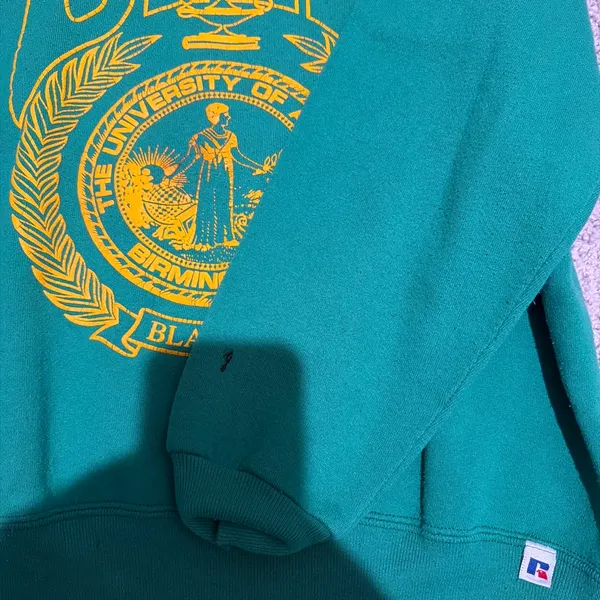 Vintage Russell Athletic UAB Blazers Crewneck Sweatshirt – Green - Image 4