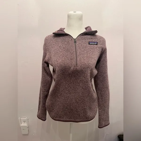 Patagonia Better Sweater 1/4 Zip Purple Size Extra Small Women's Jacket - Image 2