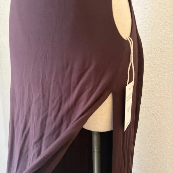 Riot Swim Capri Coverup Maxi Dress XL Cut Out Halter Open Back Resort Beach‎ NWT - Image 5