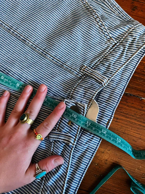 Universal Threads Blue and white striped sailor wide leg pants - Image 6