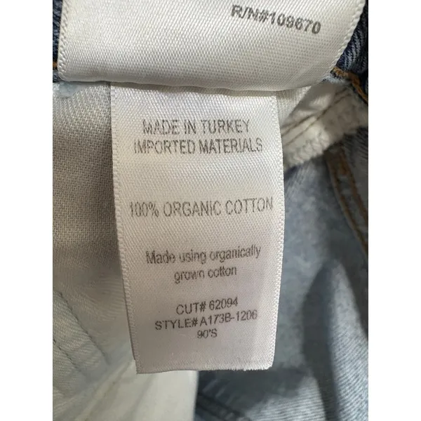 AGOLDE 90s Distressed Straight Leg Jeans Size 23 - Image 9