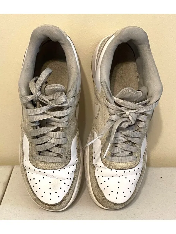 Women's Nike Court Vision Low Pale Ivory‎ White Gum Light Orewood Brown 8.5 - Image 2
