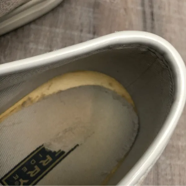 Sperry Seacoast Silver White Metallic Low Top Sneaker 7.5‎ - Image 8