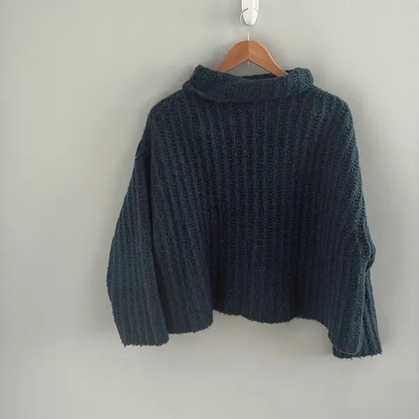 Free People Chunky Knit‎ Turtleneck Sweater - Image 2