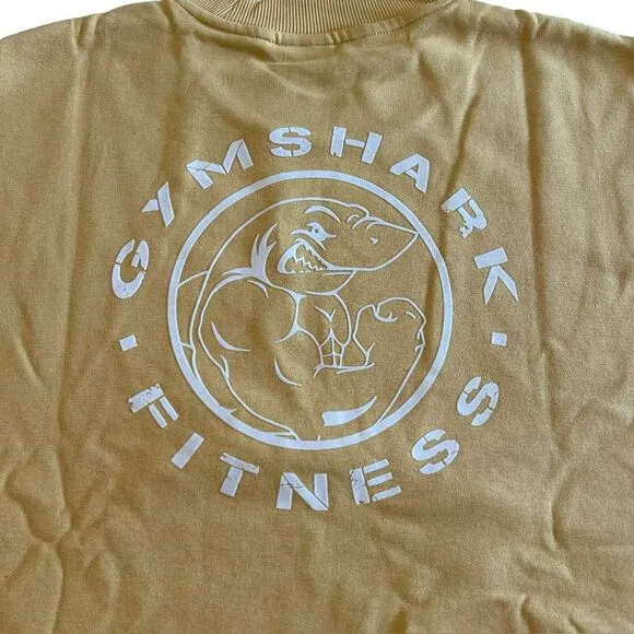 Gymshark Women’s M Oversized‎ Crewneck Sweatshirt Golden Yellow Comfy Lounge New - Image 7