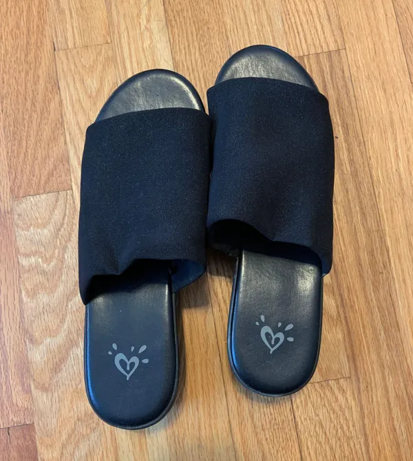 Black Chunky Platforms Size 9 - Image 2
