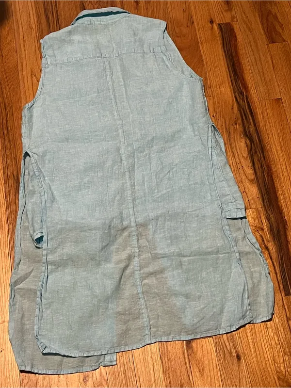 Chico's Light Blue Linen-Look Tunic - Image 3