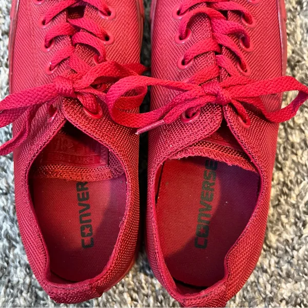 Converse Chuck Taylor‎ All Star Classic All Red Rare Sneakers Women’s Size 8 - Image 8