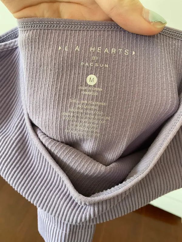 PacSun purple Crop Tank - Image 3
